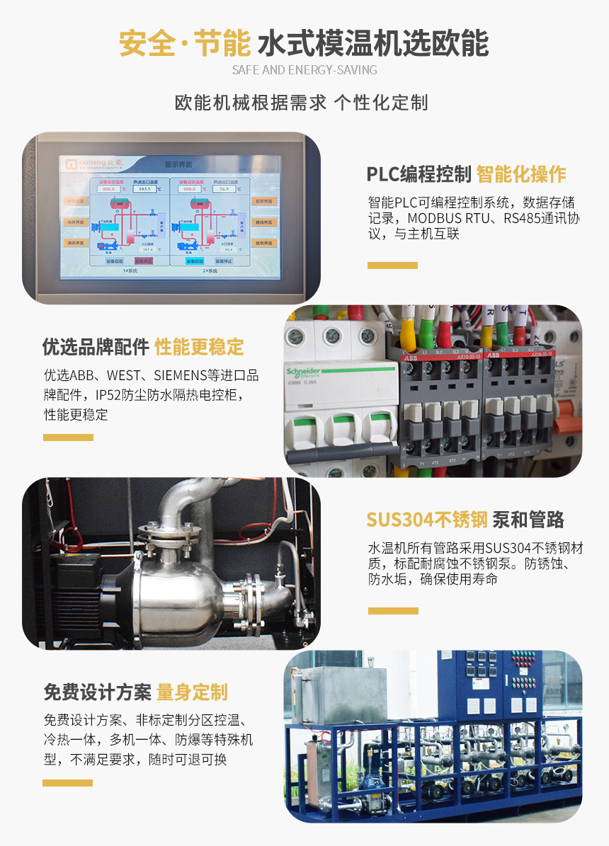 160度水式模温机产品特点